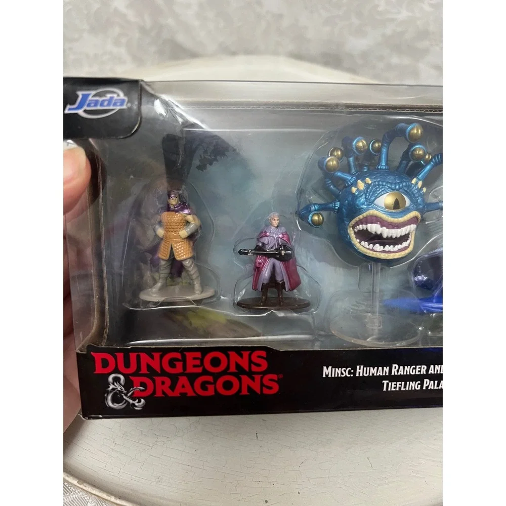 Jada Dungeons & Dragons Die-Cast Metal Nano Metalfigs 5-Pack Beholder Minsc Boo